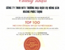 TOP 100 NHÀ CUNG CẤP ĐÁNG TIN CẬY TẠI VIỆT NAM 2011